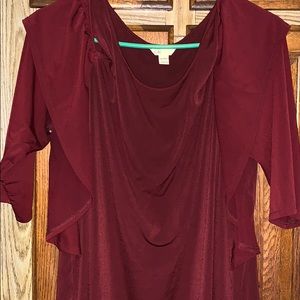 Cato Cute qrt sleeve blouse shows shoulders